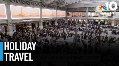 New Englanders brave holiday travel rush