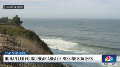 Human leg found in shore of Palos Verdes coast