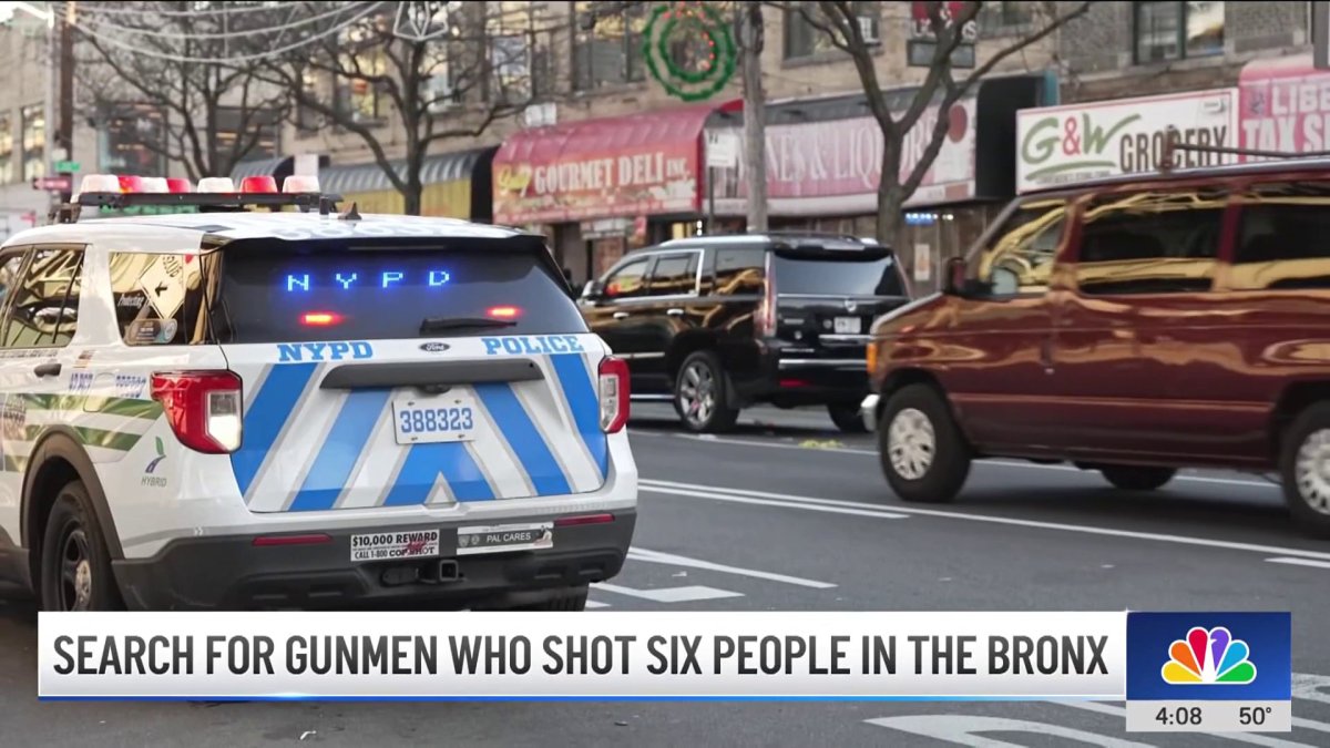 Search for gunmen who shot six people in The Bronx – NBC New York