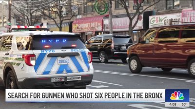 Search for gunmen who shot six people in The Bronx