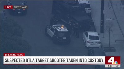 Suspected downtown LA gunman taken into custody after barricade