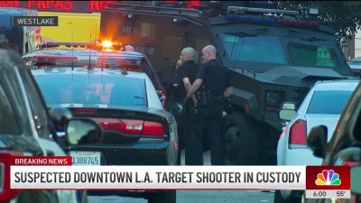 Suspected downtown LA Target shooter is in custody after barricade