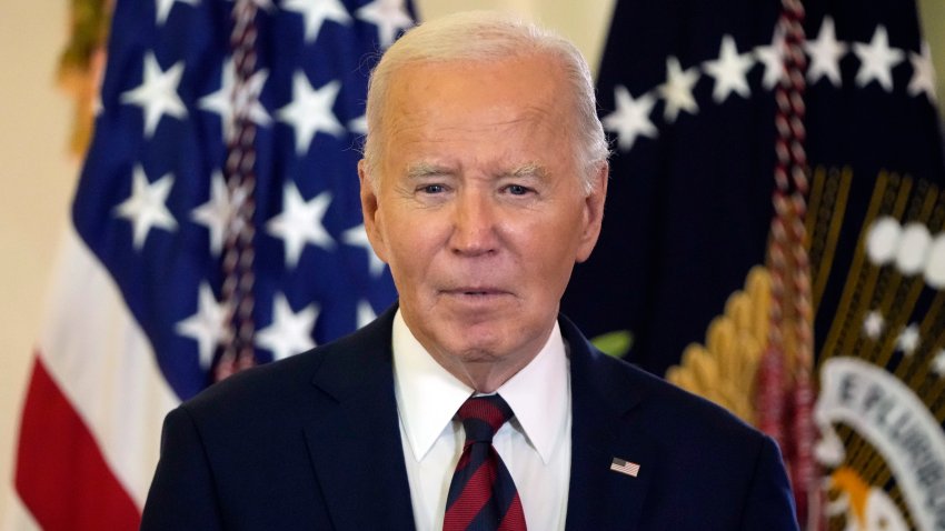 President Joe Biden speaks at an event to honor veterans and their families, one day before the 83rd anniversary of the attack on Pearl Harbor, in the East Room at the White House in Washington, Friday, Dec. 6, 2024.