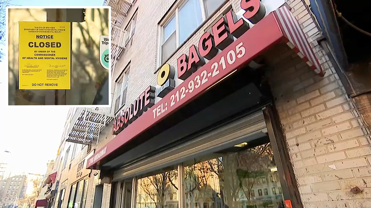 Higher West Facet’s Absolute Bagels closes after well being violations together with rat feces, roaches Higher West Facet’s Absolute Bagels closes after well being violations together with rat feces, roaches
