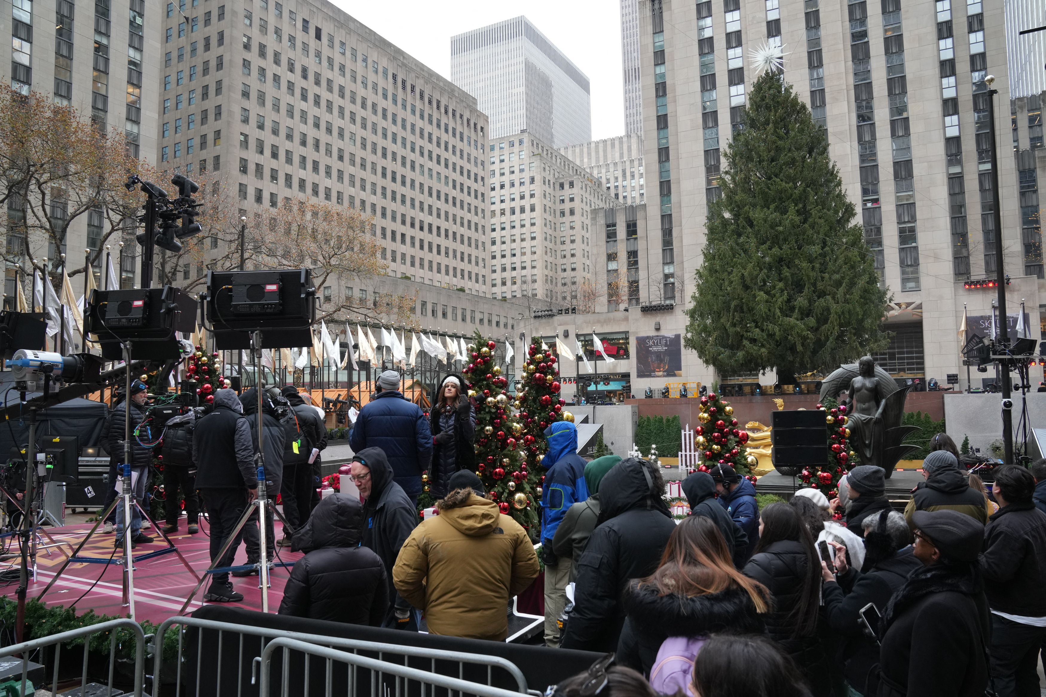 Rockefeller Christmas Tree Lighting set for tonight in New York Metropolis Rockefeller Christmas Tree Lighting set for tonight in New York Metropolis
