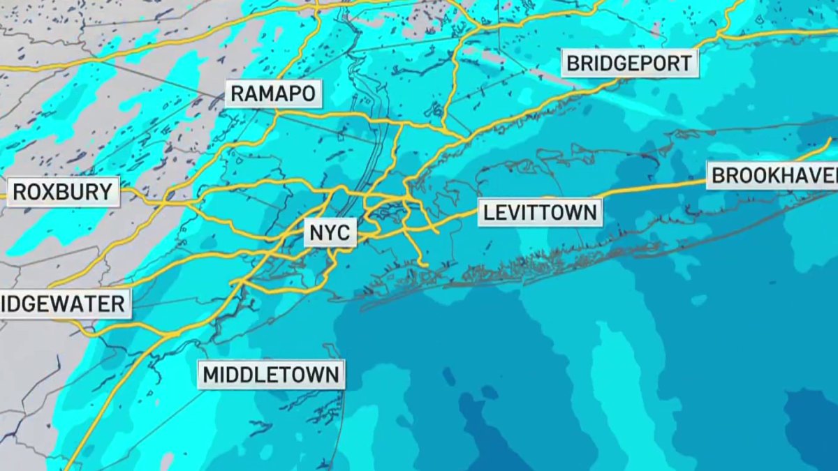 Weather NYC: City sees first accumulating snow of the season – NBC New York