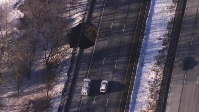 Interstate 80 sinkhole impacts traffic during holiday week