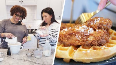 Inside Tracee Wilkins' kitchen: How to make chicken and waffles for the holidays