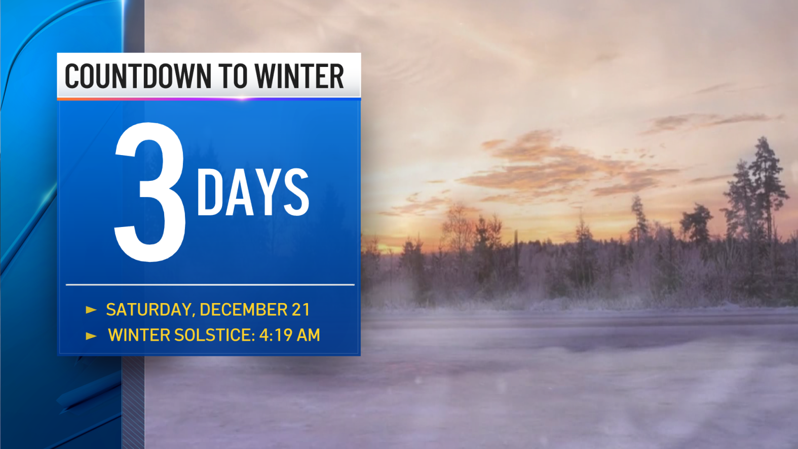 When is the winter solstice? Shortest day of the year is here NBC