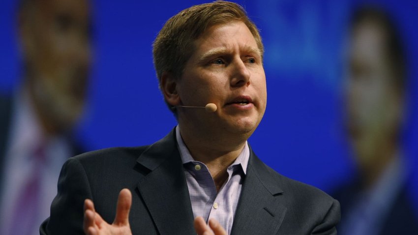 Barry Silbert, founder and chief executive officer of Digital Currency Group Inc., speaks during the Skybridge Alternatives (SALT) conference in Las Vegas, Nevada, U.S., on Thursday, May 9, 2019.