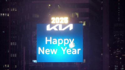 Ringing in the New Year: Watch the final countdown to New Year's 2025 in Times Square