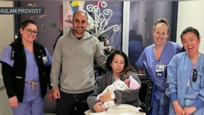 Couple welcomes first San Diego baby of 2025