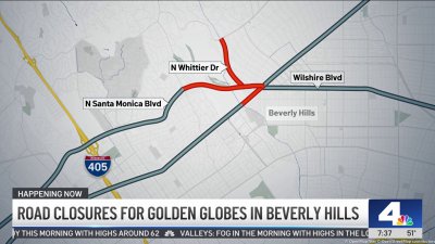 Golden Globes road closures underway in Beverly Hills