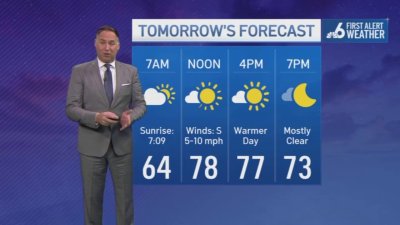 South Florida weather forecast – evening – Jan. 5, 2025