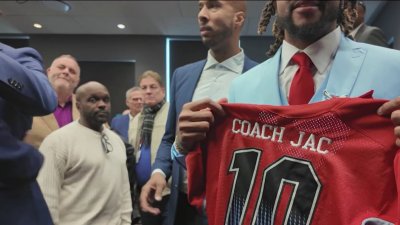 Former Philadelphia Eagle DeSean Jackson officially introduced as DSU football coach