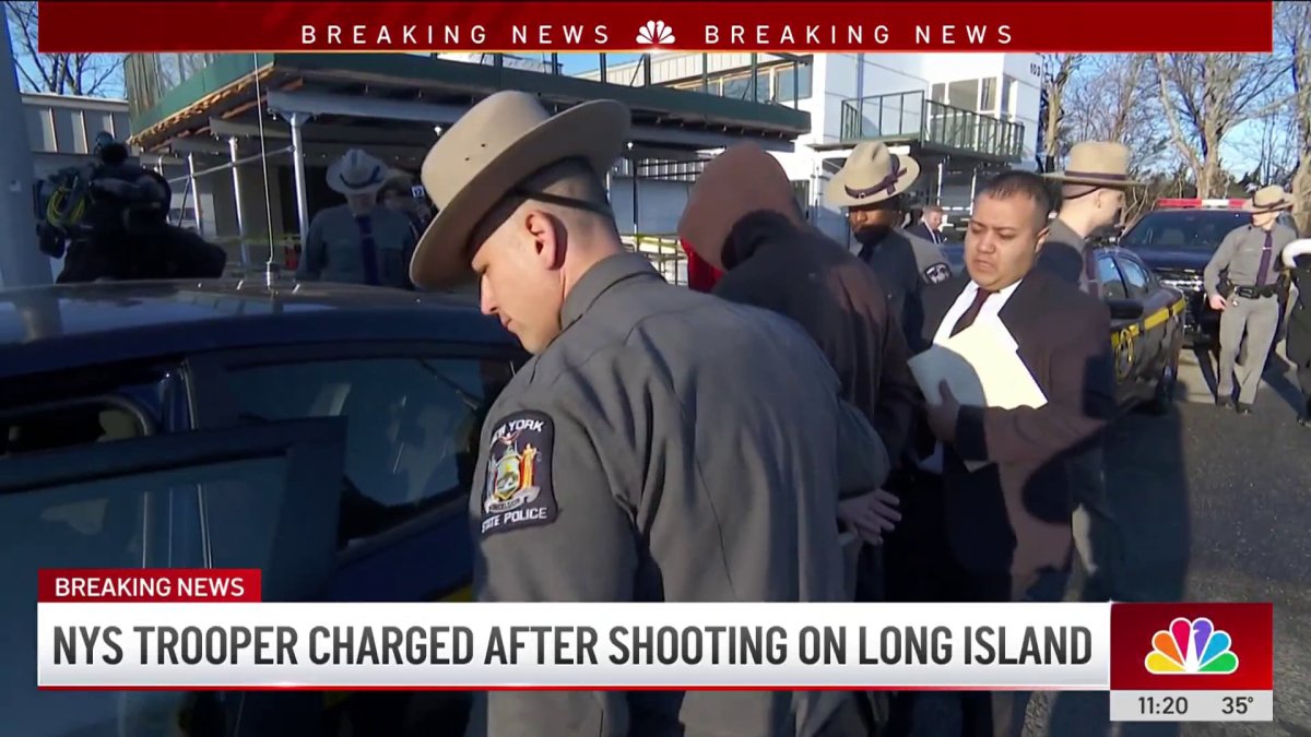 NY state trooper charged after shooting on Long Island – NBC New York