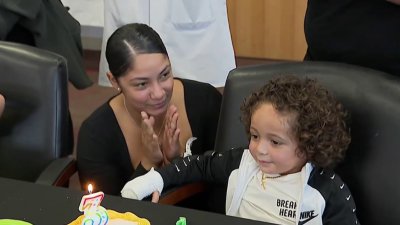 Boy burned in Staten Island house fire gets surprise birthday party