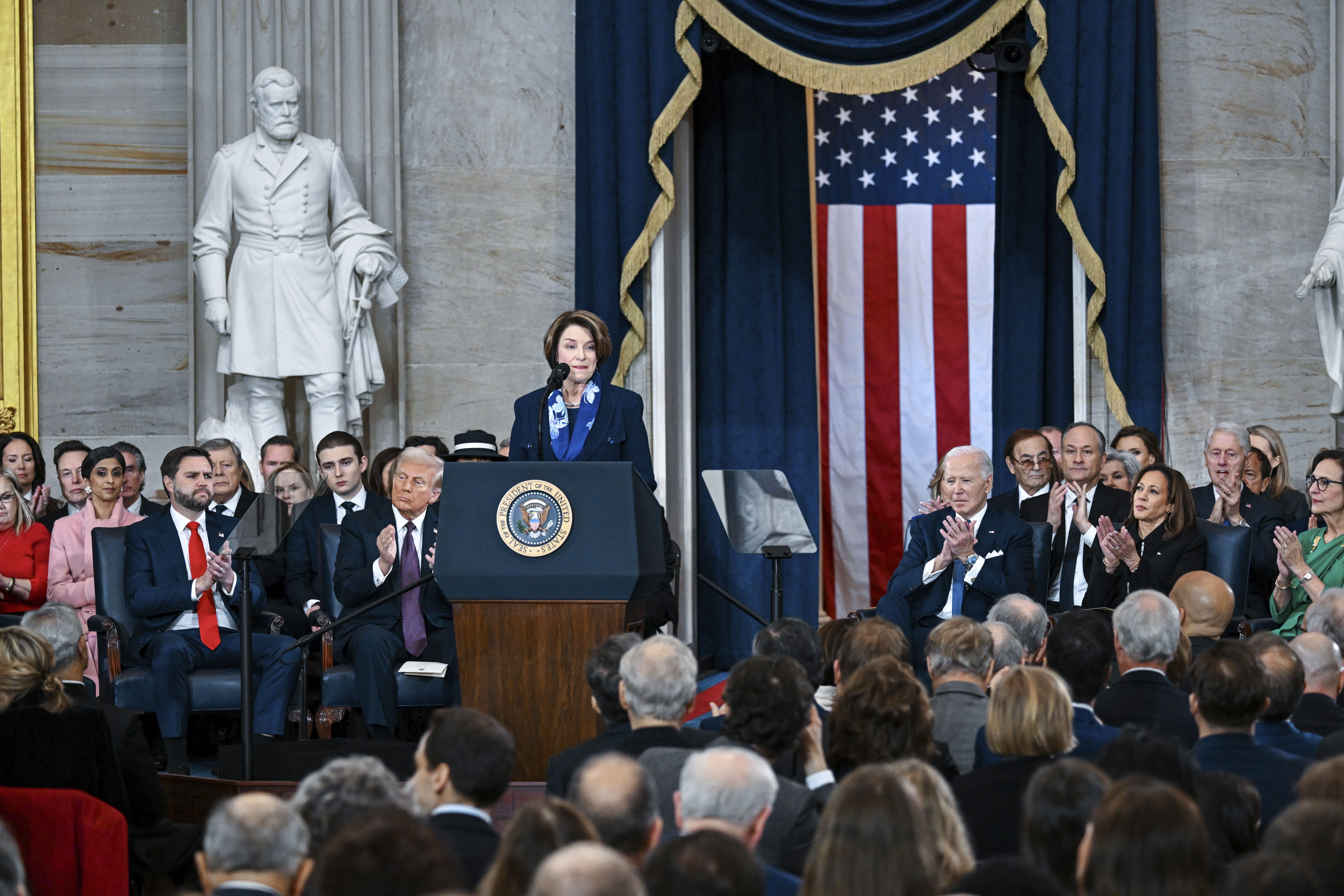 Why did Democratic Sen. Amy Klobuchar communicate at Trump’s inauguration? Why did Democratic Sen. Amy Klobuchar communicate at Trump’s inauguration?