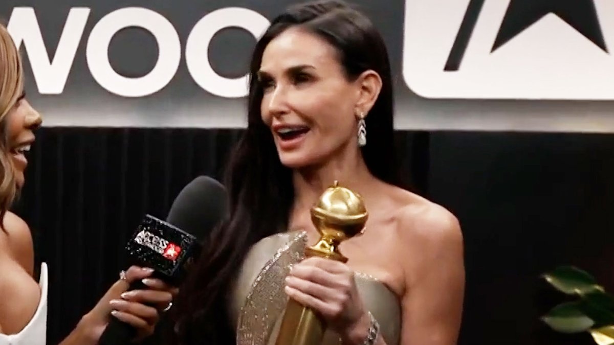 Demi Moore on Golden Globes win ‘I wasn’t sure that I heard it right