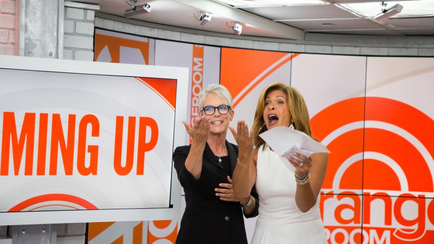 Jamie Lee Curtis and Hoda Kotb