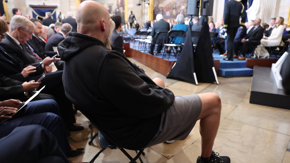 Sen John Fetterman Inauguration Attire Shorts And A Hoodie NBC New York Sen john fetterman inauguration attire shorts and a hoodie nbc new york