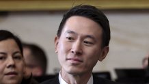 TikTok CEO Shou Chew attends the inauguration ceremony before Donald Trump is sworn in as the 47th US President in the US Capitol Rotunda in Washington, DC, on January 20, 2025. (Photo by Kevin Lamarque / POOL / AFP) (Photo by KEVIN LAMARQUE/POOL/AFP via Getty Images)