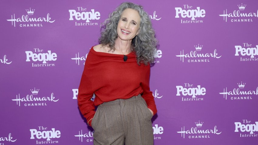 Andie MacDowell attends as PEOPLE and Hallmark Media present a conversation with the stars of Hallmark Channel's "The Way Home" at Dotdash Meredith offices