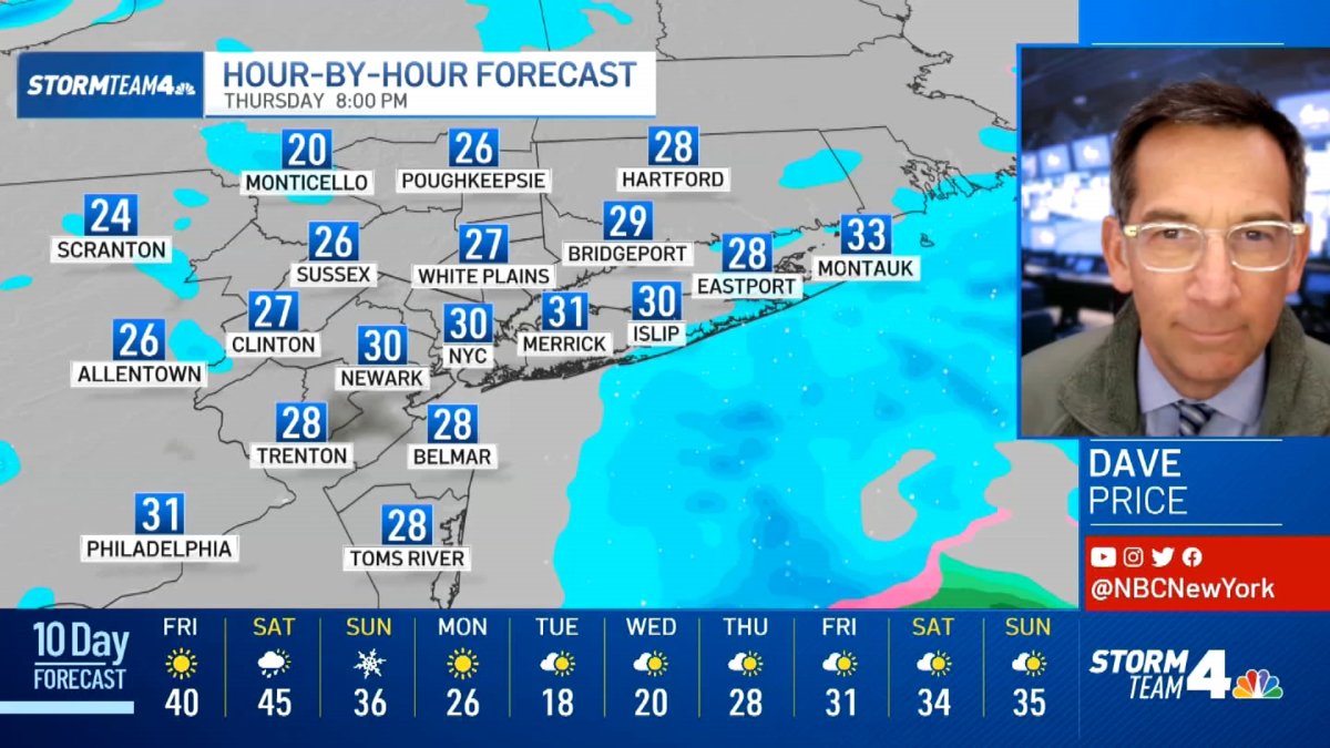 Latest Forecast From Storm Team 4 – NBC New York