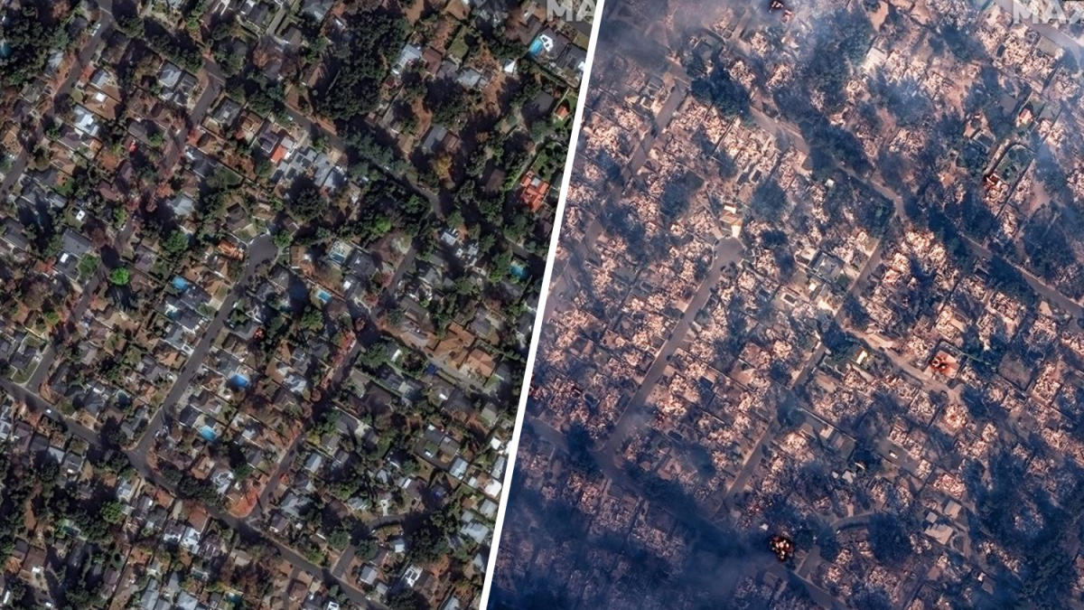 See before-after satellite images from the Eaton Fire – NBC New York