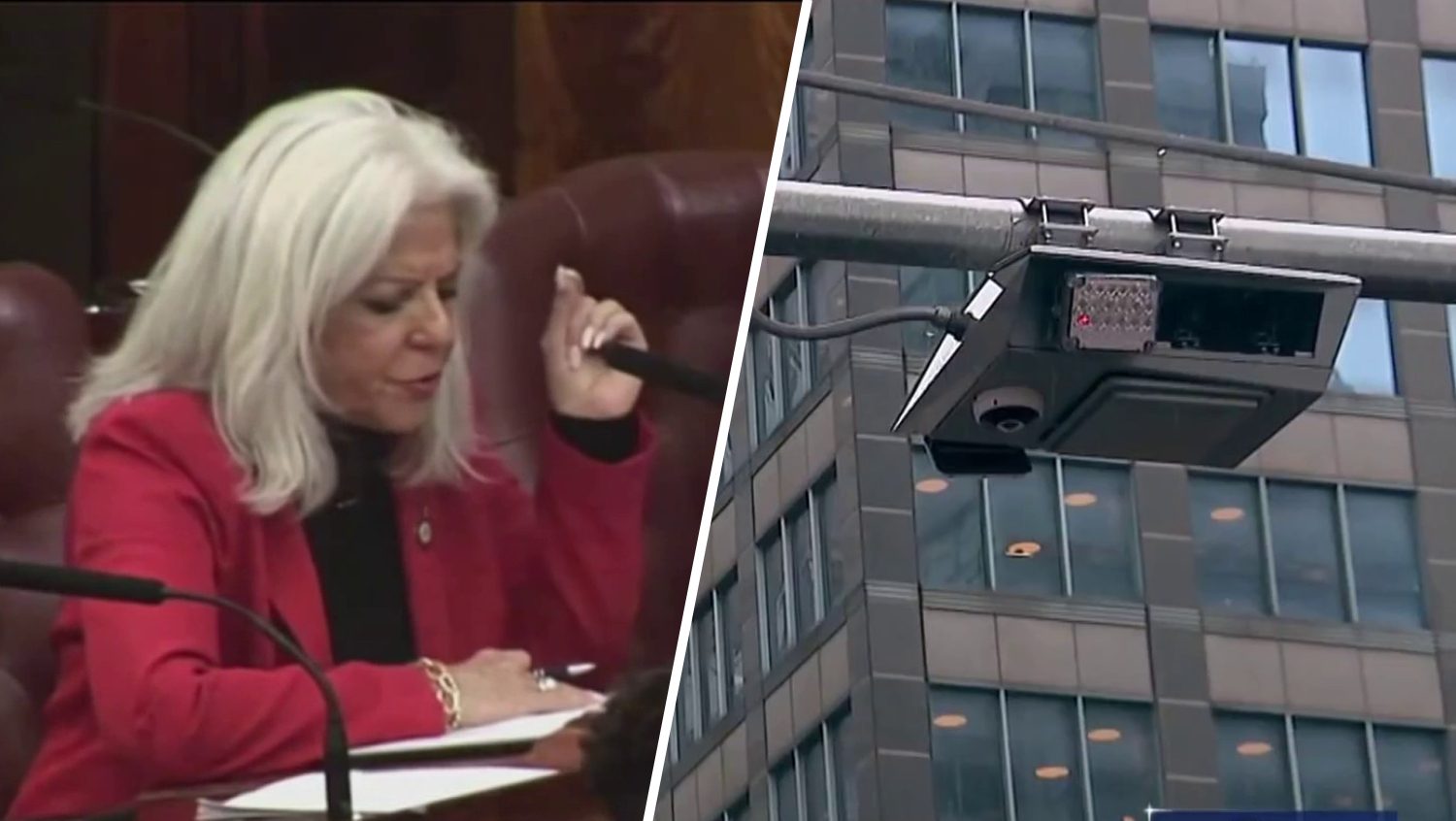 NYC councilwoman seemingly eludes to damaging congestion toll cameras with lasers NYC councilwoman seemingly eludes to damaging congestion toll cameras with lasers