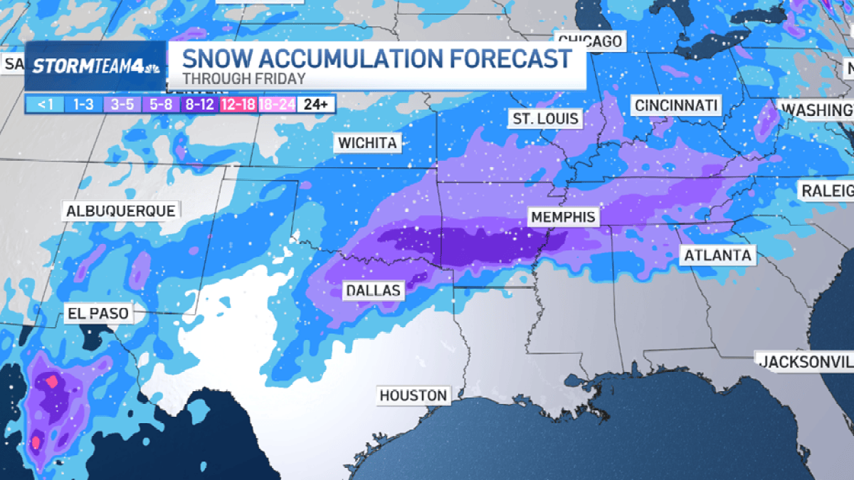 Snow forecast NYC: How much snow are we getting Saturday? – NBC New York