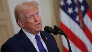 U.S. President Donald Trump speaks during an event to sign the Laken Riley Act at the White House in Washington, U.S.,  Jan. 29, 2025. 