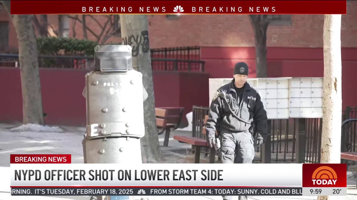 NYPD officer shot on Lower East Side – NBC New York