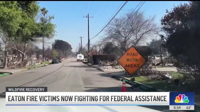 Eaton Fire victims now fighting for federal assistance