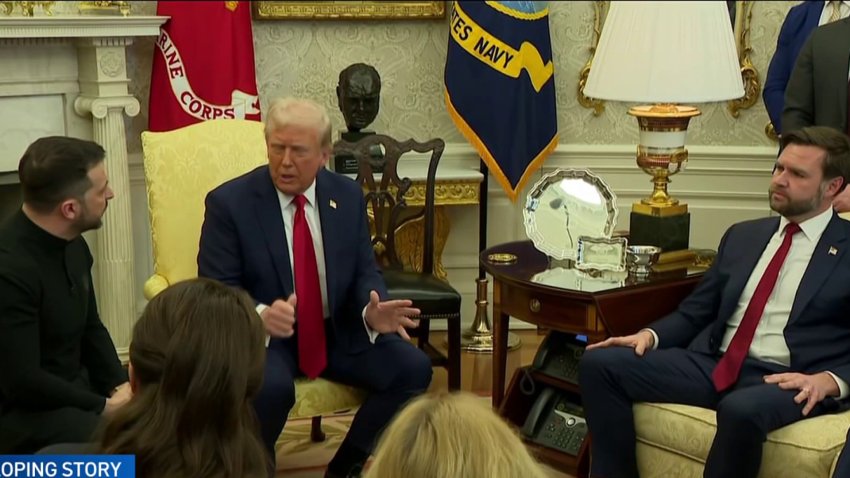 Oval office clash between President Trump, VP Vance and Ukrainian President Zelenskyy – NBC New York