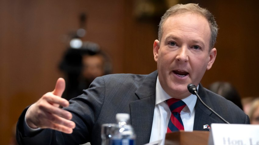 Former Rep. Lee Zeldin, R-N.Y., President-elect Donald Trump's pick to head the Environmental Protection Agency, appears before the Senate Environment and Public Works Committee on Capitol Hill