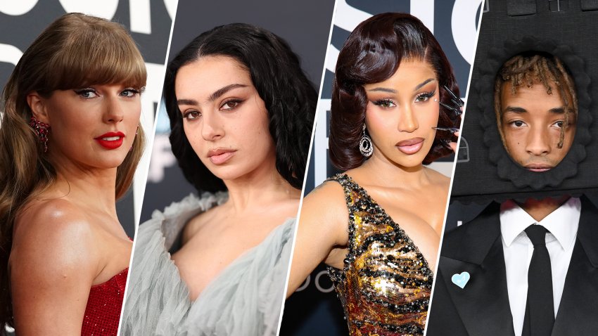2025 Grammys Fashion: Taylor Swift, Jaden Smith, Charli XCX & more