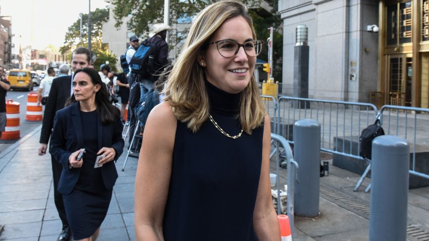 Danielle Sassoon, assistant US Attorney for the Southern District of New York, exits court in New York, US, on Wednesday, Oct. 4, 2023. Former FTX Co-Founder Sam Bankman-Fried is charged with seven counts of fraud and money laundering following the collapse of his cryptocurrency empire last year.