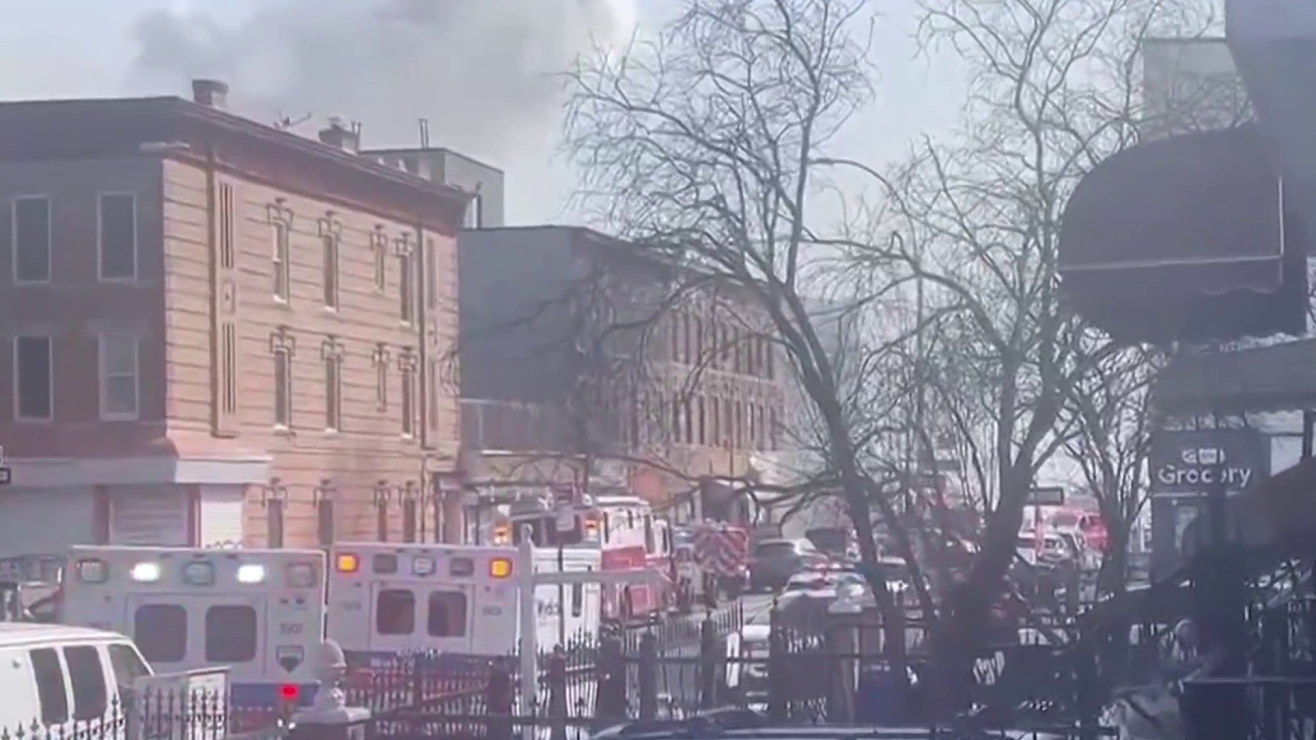 Crews battle multi-alarm Brooklyn church fireplace Crews battle multi-alarm Brooklyn church fireplace