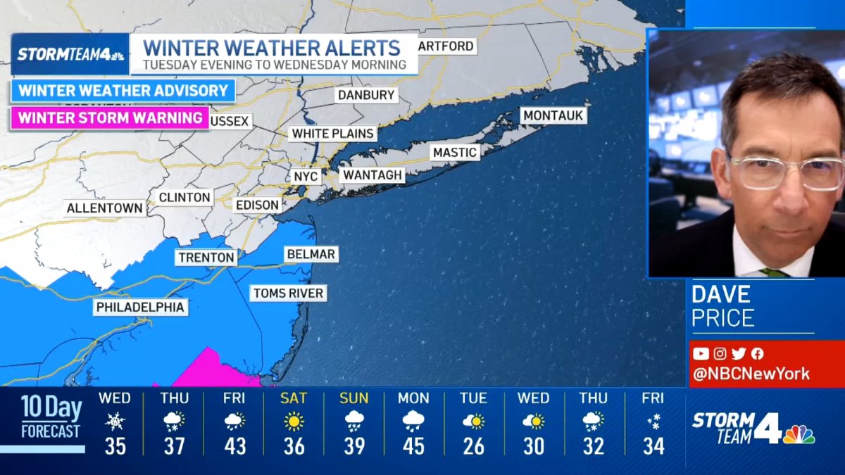 Latest Forecast From Storm Team 4 – NBC New York