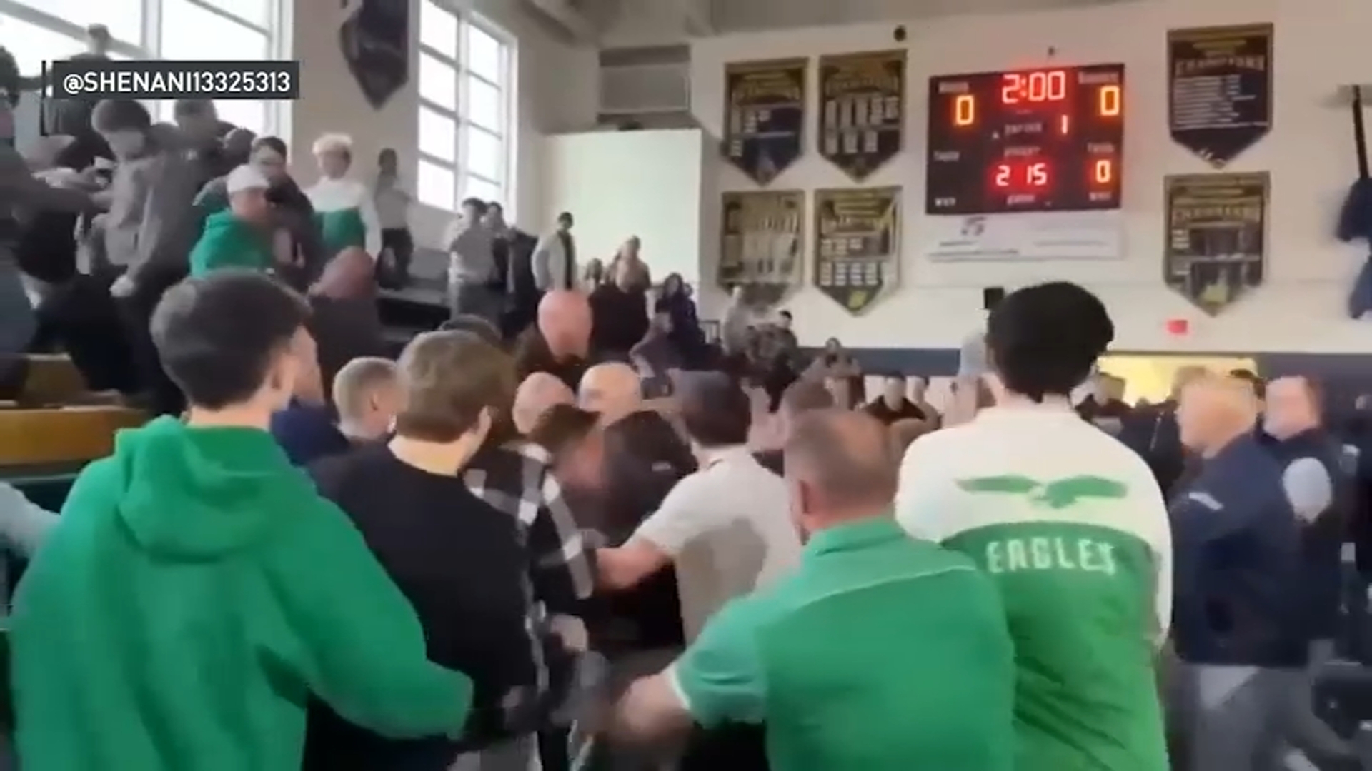 NJ highschool wrestling champ charged for alleged involvement in brawl within the stands NJ highschool wrestling champ charged for alleged involvement in brawl within the stands