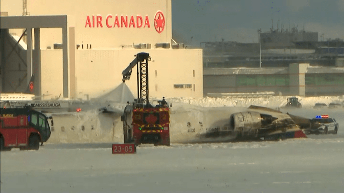 Delta Air Lines plane from Minneapolis crashes at Toronto Pearson