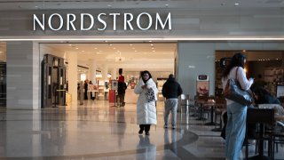 A sign marks the location of a Nordstrom store in a shopping mall on March 20, 2024 in Chicago, Illinois.