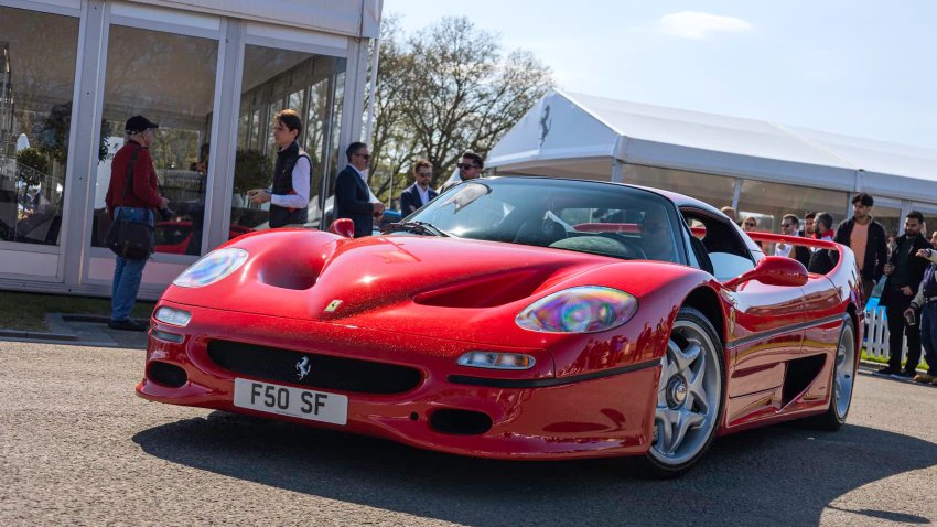 The Ferrari F50 at Salon Prive London, held at the Royal Chelsea Hospital. 