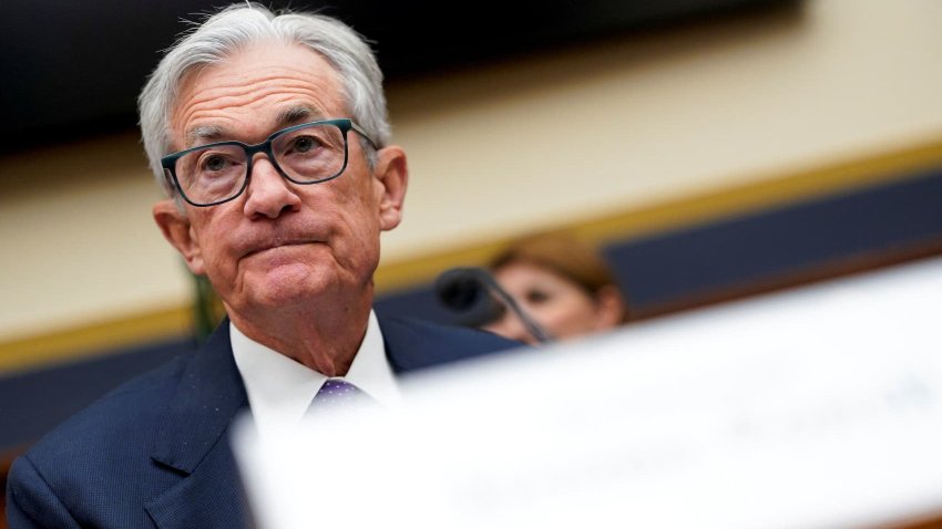 U.S. Federal Reserve Chair Jerome Powell testifies before a House Financial Services Committee hearing on “The Semiannual Monetary Policy Report to the Congress,” on Capitol Hill in Washington, D.C., on Feb. 12, 2025.