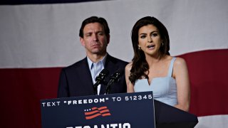 Casey DeSantis and Ron DeSantis