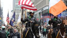 The New York City St. Patrick's Day Parade on March 17, 2025 in New York City. (Photo by Theo Wargo/Getty Images)