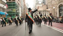 The Grand Marshal Michael A. Benn participates in the 2025 New York City St. Patrick's Day Parade on March 17, 2025 in New York City. (Photo by Michael Loccisano/Getty Images)