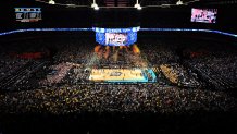 SAN ANTONIO, TX - APRIL 02: Villanova wins the 2018 NCAA Photos via Getty Images Men's Final Four National Championship game against the Michigan Wolverines at the Alamodome on April 2, 2018 in San Antonio, Texas. (Photo by Josh Duplechian/NCAA Photos via Getty Images)