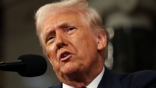 Mar 4, 2025; Washington, DC, USA; U.S. President Donald Trump addresses a joint session of Congress at the U.S. Capitol on March 04, 2025 in Washington, DC. President Trump was expected to address Congress on his early achievements of his presidency and his upcoming legislative agenda.